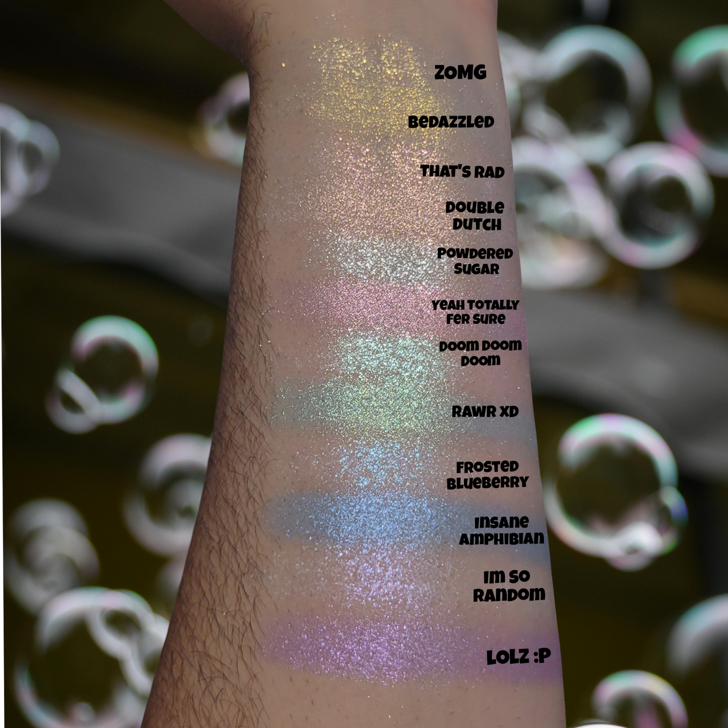 Doom Doom Doom - Eyeshadow Shimmer Sparkle Green