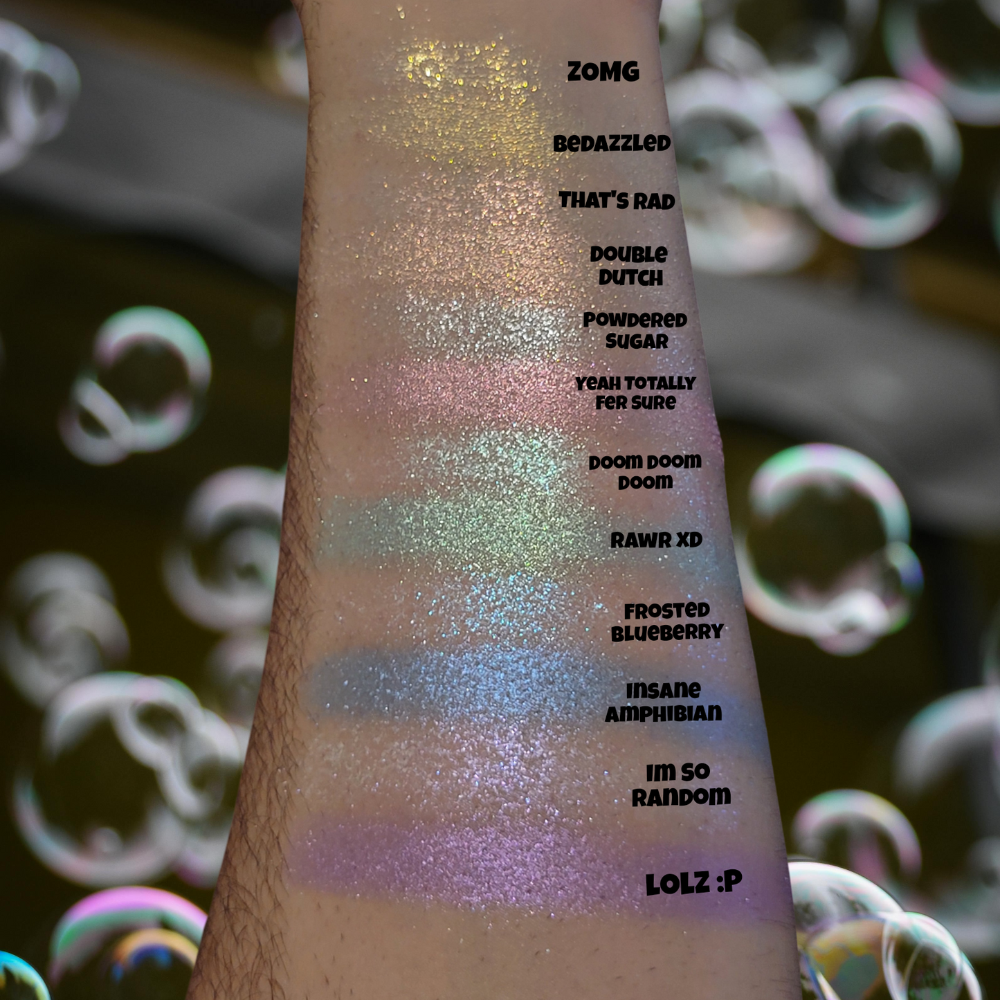 Doom Doom Doom - Eyeshadow Shimmer Sparkle Green