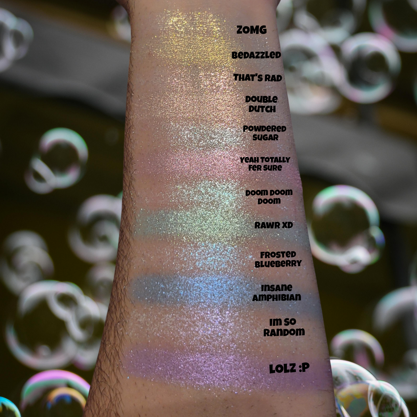Doom Doom Doom - Eyeshadow Shimmer Sparkle Green