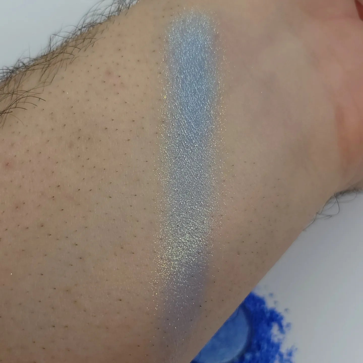 Just Keep Swimming - Eyeshadow Fairy Topper Blue with Gold Green Sparkle