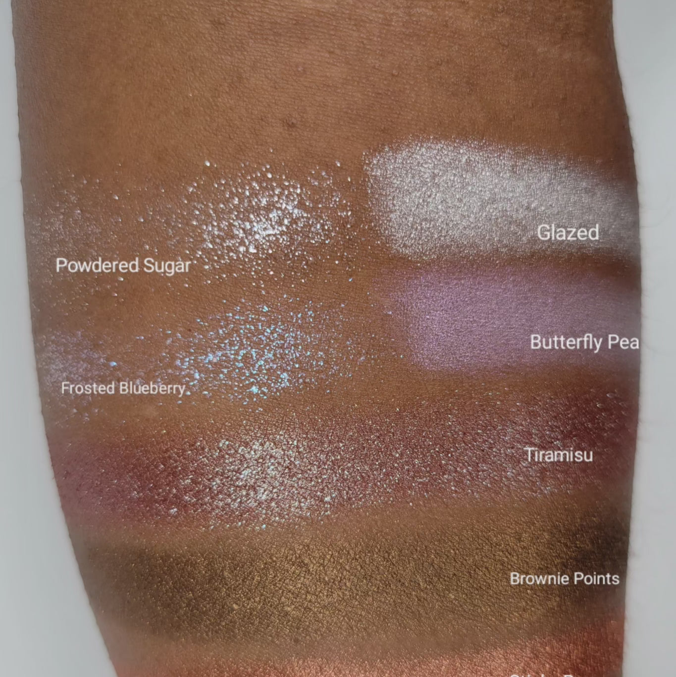 Tiramisu - Eyeshadow Shimmer Red Brown Silver