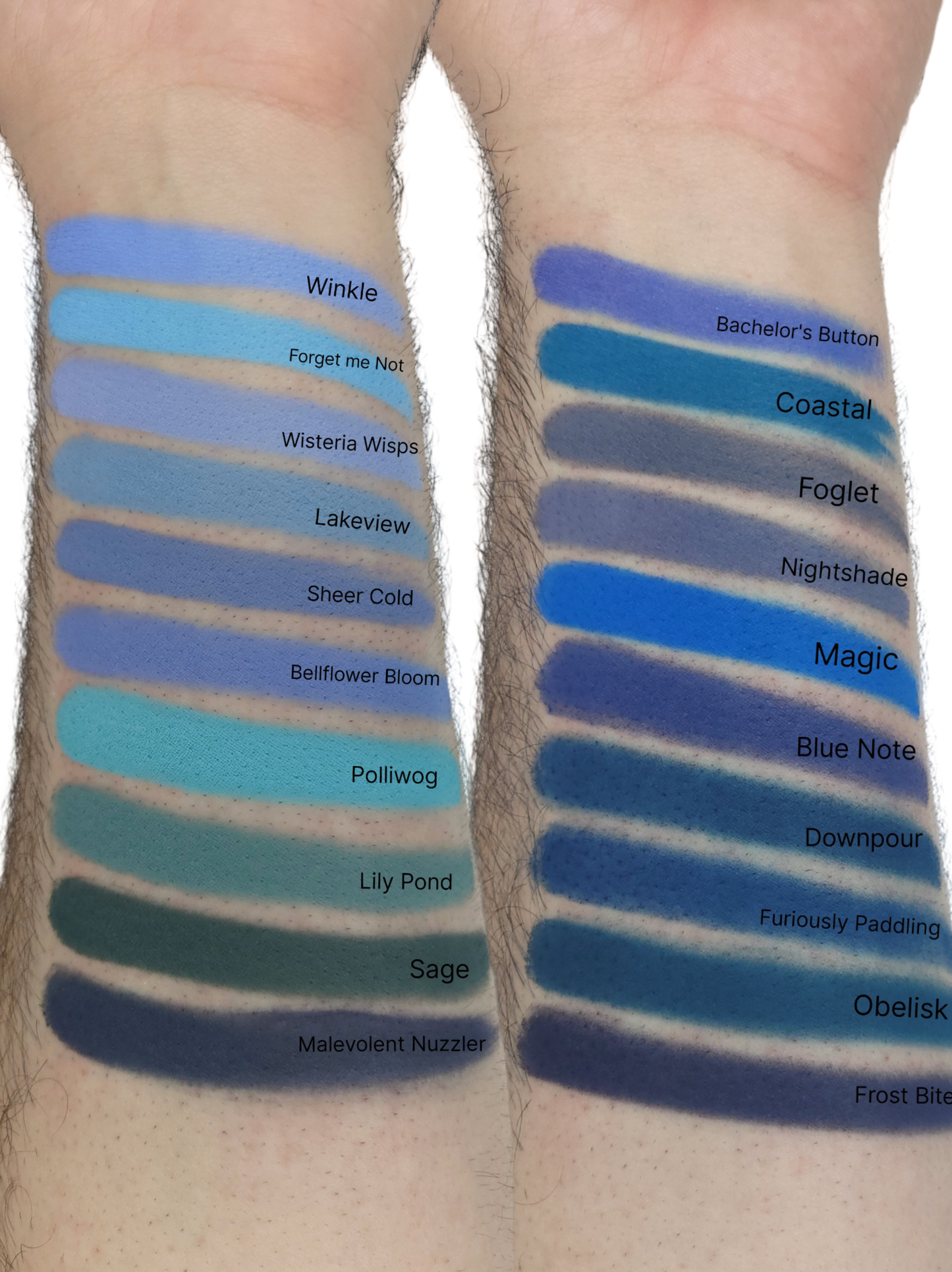 Sheer Cold - Eyeshadow Matte Greyish Blue