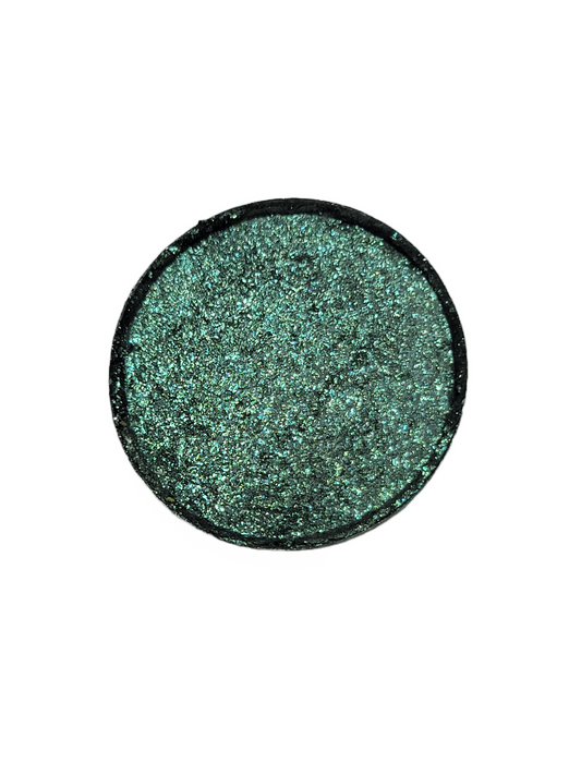 Buzzing Buffet - Shimmer Greyish Green with Mint/Green/Teal Sparkles