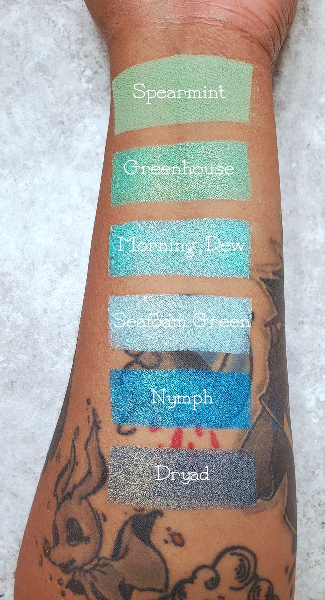 Morning Dew - Eyeshadow Duochrome Mint Green Silver