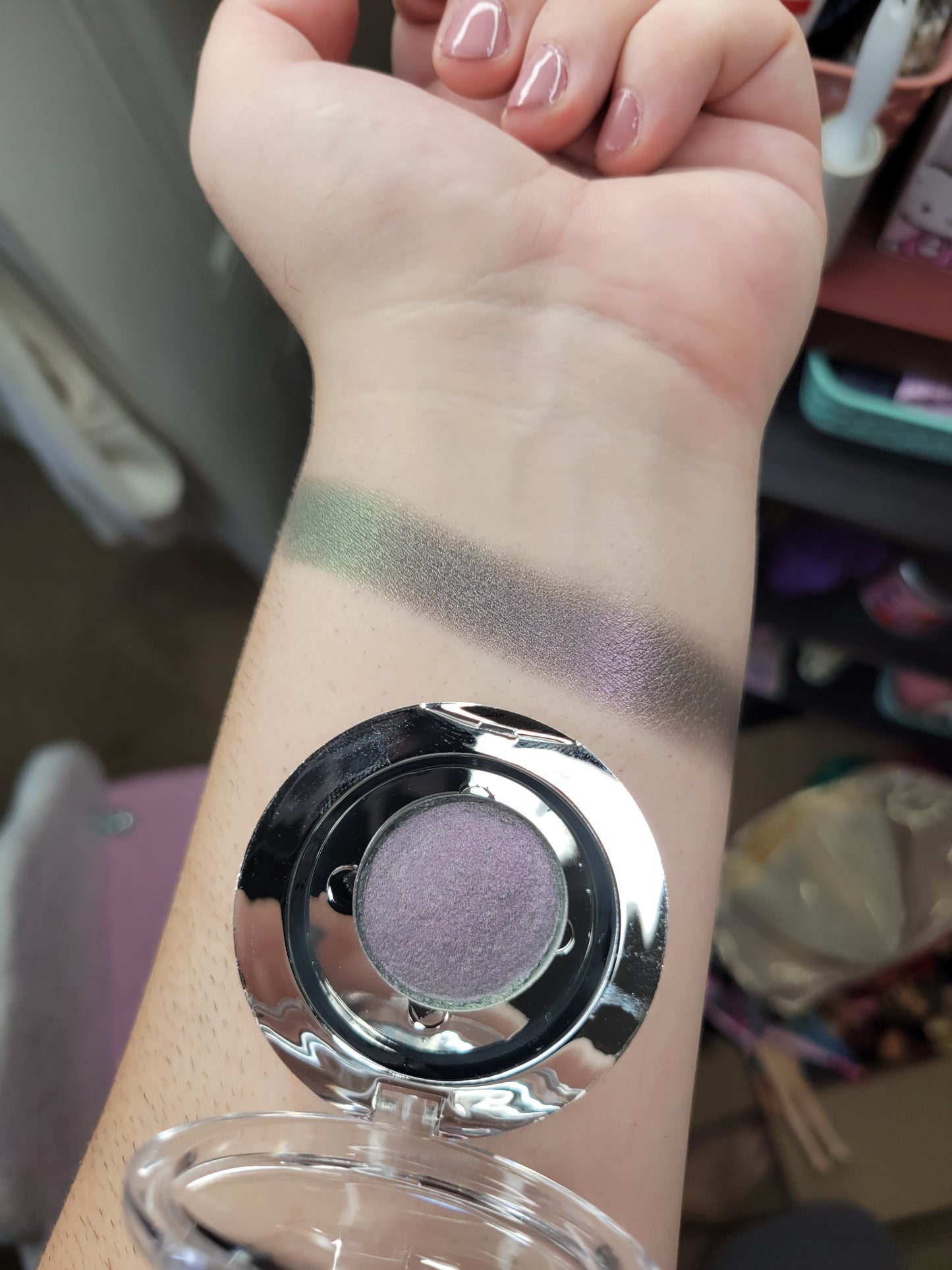 Rotfiend - Eyeshadow Multichrome Purplish Pink Silver Grey Green