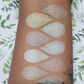 Naga - Vegan Pressed Eyeshadow Highlighter Multichrome Gold Green Silver Green Blue