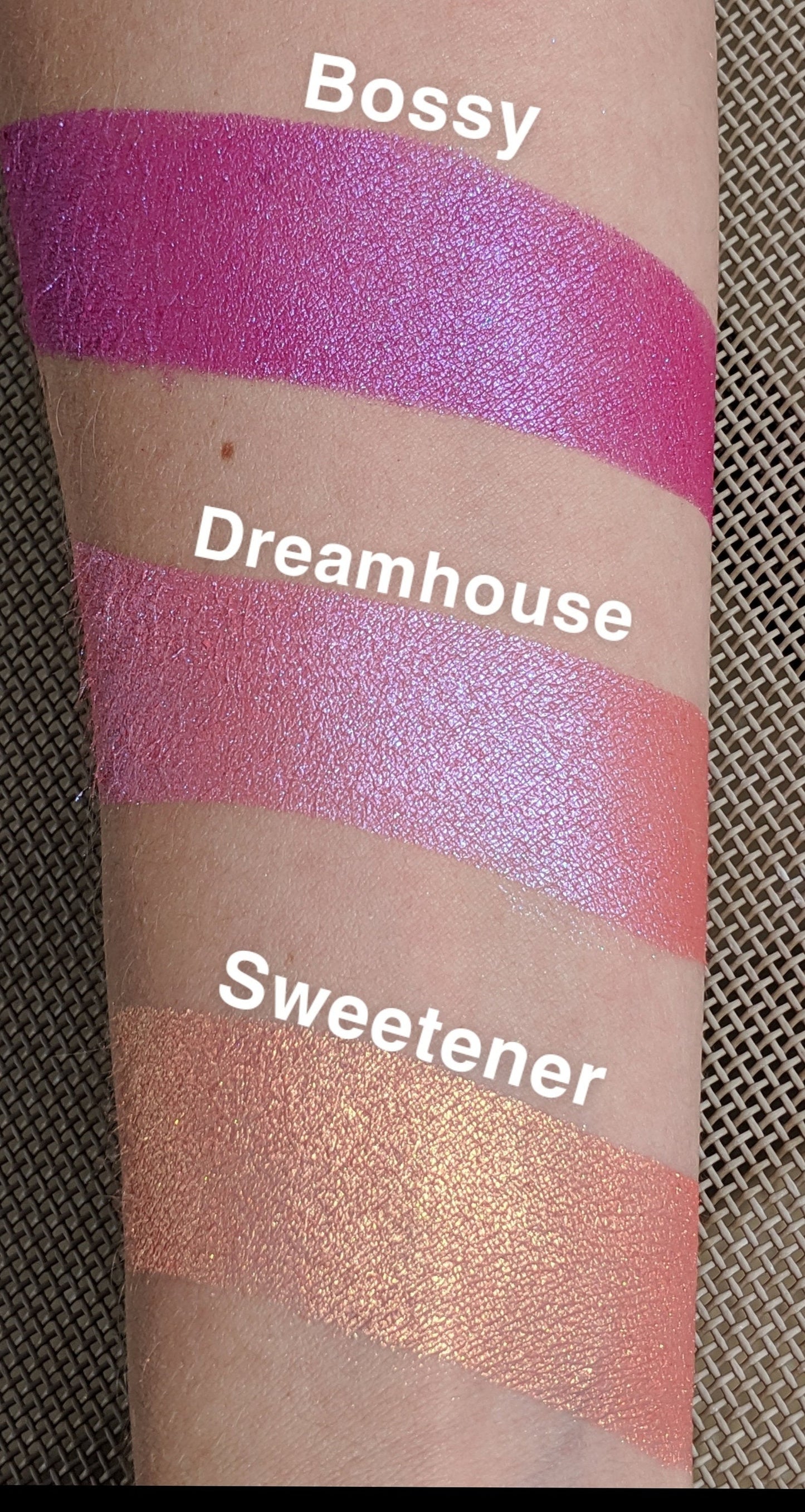 Sweetener - Eyeshadow Duochrome Gold Peach Pink